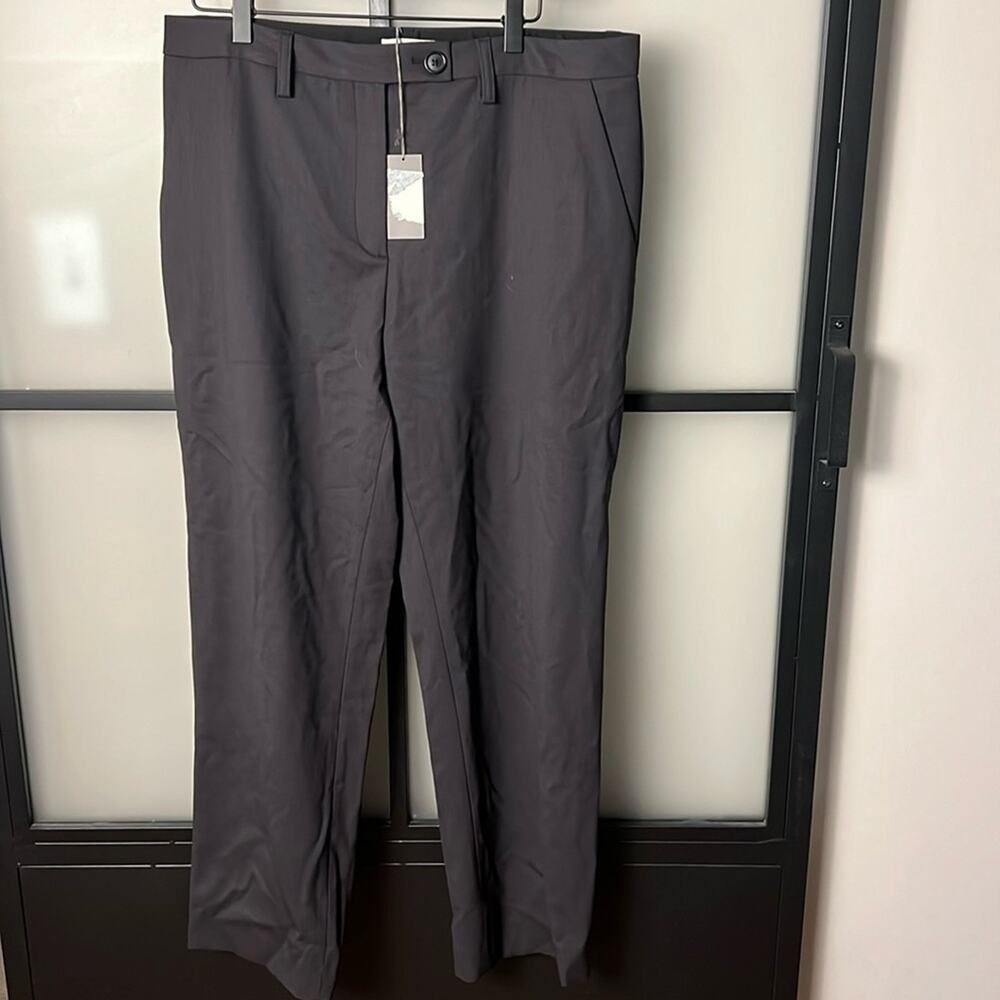 NWT 6397 Relaxed Wool Blend Pant in Coal Size 8